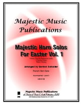 MAJESTIC HORN SOLOS EASTER VOL 1 cover